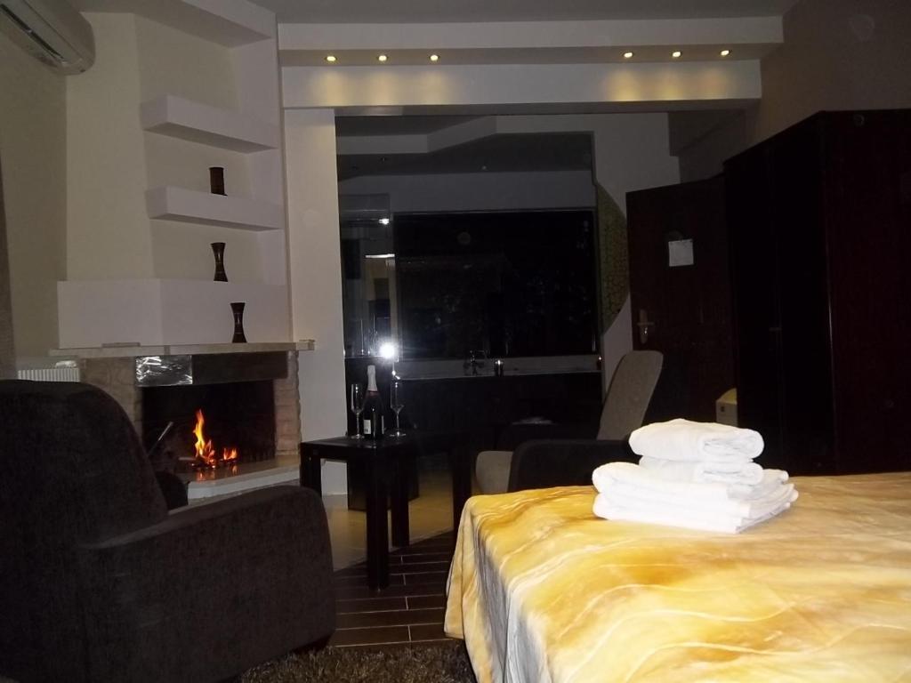 Nostos Hotel Káto Loutrákion Pokój zdjęcie